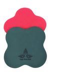 Yoga Store Wala Knee Pad 2 PCS (Red & Army Green)
