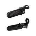 LIFTATAPA 1 Pair Bike Rear Pedals, Aluminium Alloy Bike Pegs, Mini Folding Bicycle Foot Pegs, Non-Slip Rear Seat Footrest Pedals