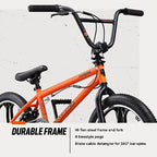 Mongoose Legion Mag Kids Freestyle Sidewalk BMX Bike, Beginner Riders, Girls and Boys, 20-Inch Stylish Aluminum Mag Wheels With