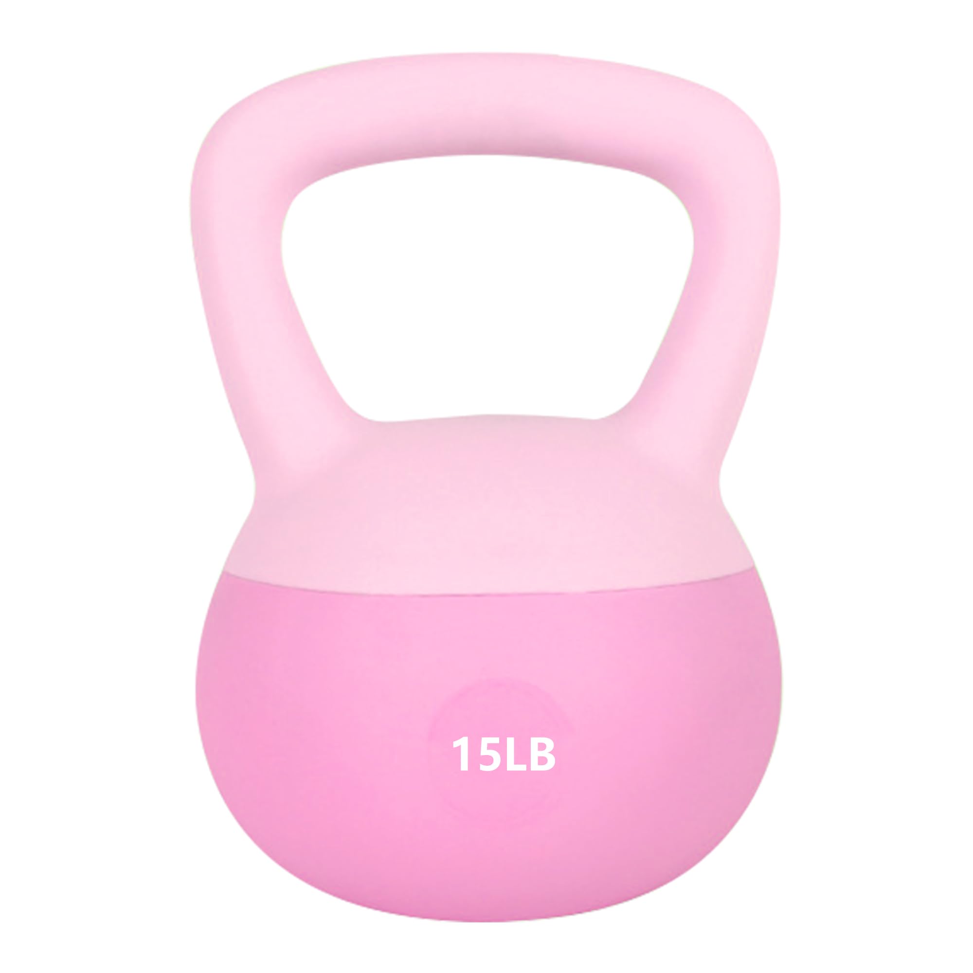 Leikefitness Soft Kettlebells,Sand Filled Weights for Women and Men,Color Coded Anti Slip Soft Kettlebells,Home workout (PINK, 1