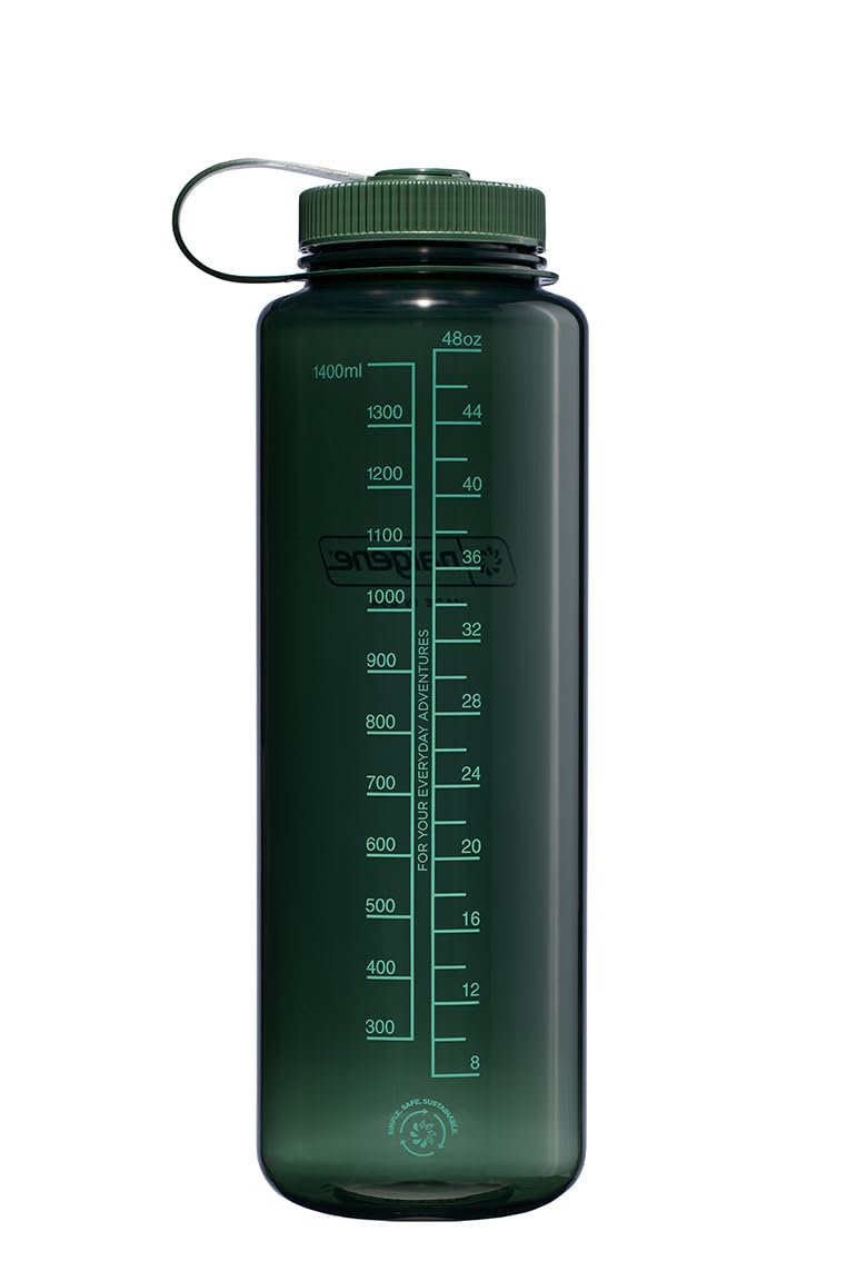 Nalgene Sustain Tritan BPA-Free Water Bottle Made with Material Derived from 50% Plastic Waste (Using ISCC Certified Mass Balanc