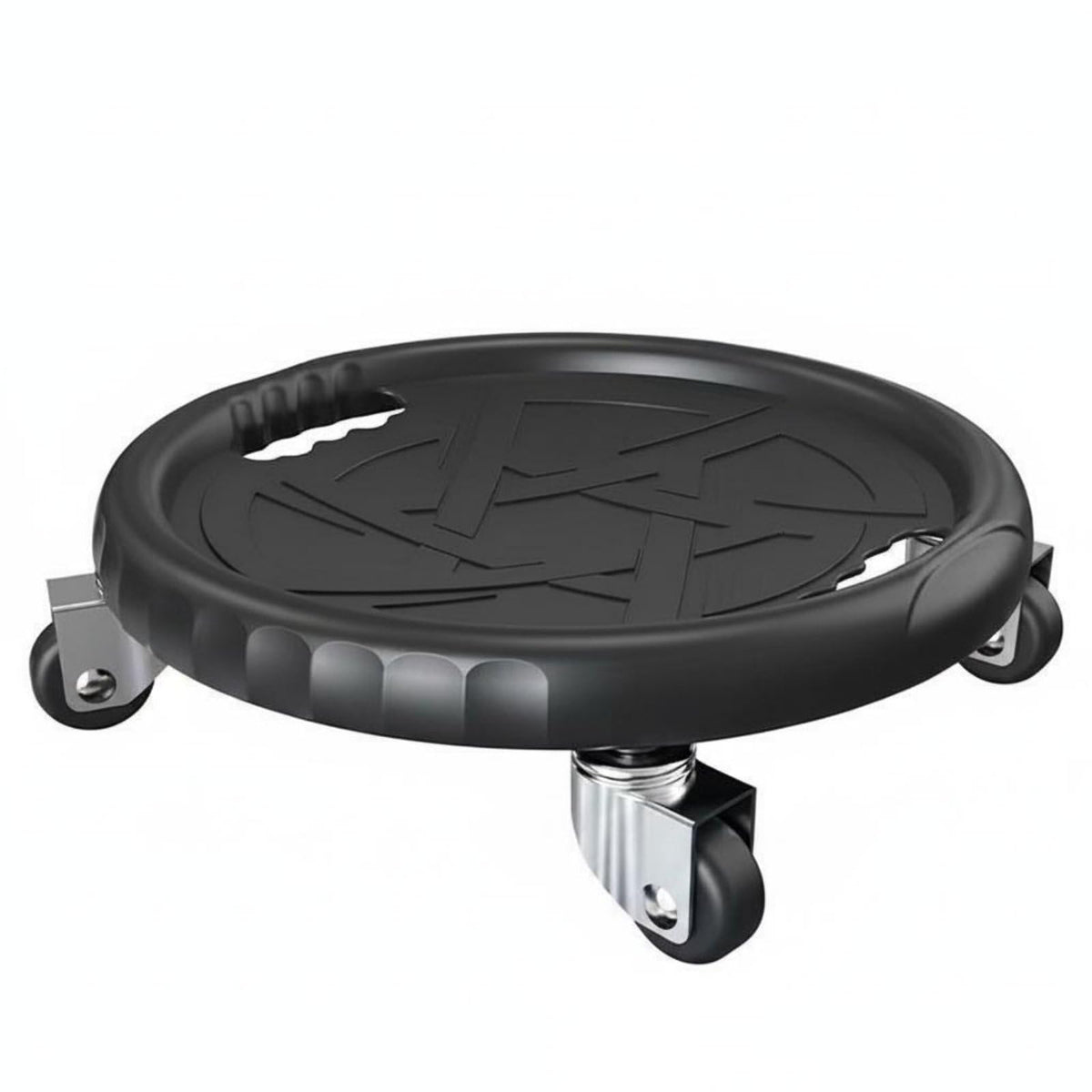 STYLEHEAVEN Quiet Glide Abdominal Roller Board LongLasting Ab Slide Board Portable Ab Roller Slip Proof for Gym Training, Black