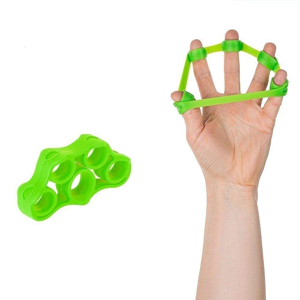 Chidakash 1 Pc Finger Stretcher Hand Grip Strengthener Silicone Finger Resistance Bands Finger Exerciser Trainer Hand Grip Bands