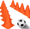 Novelty Place Multipurpose Training Cones (Set Of 12), Soft & Durable Traffic Cone For Safety, Agility, Soccer, Football & Other