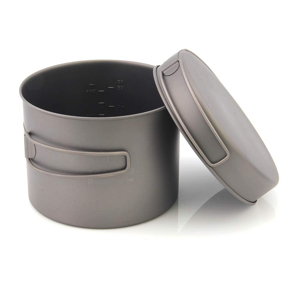 Toaks Titanium 1300Ml Pot With Pan