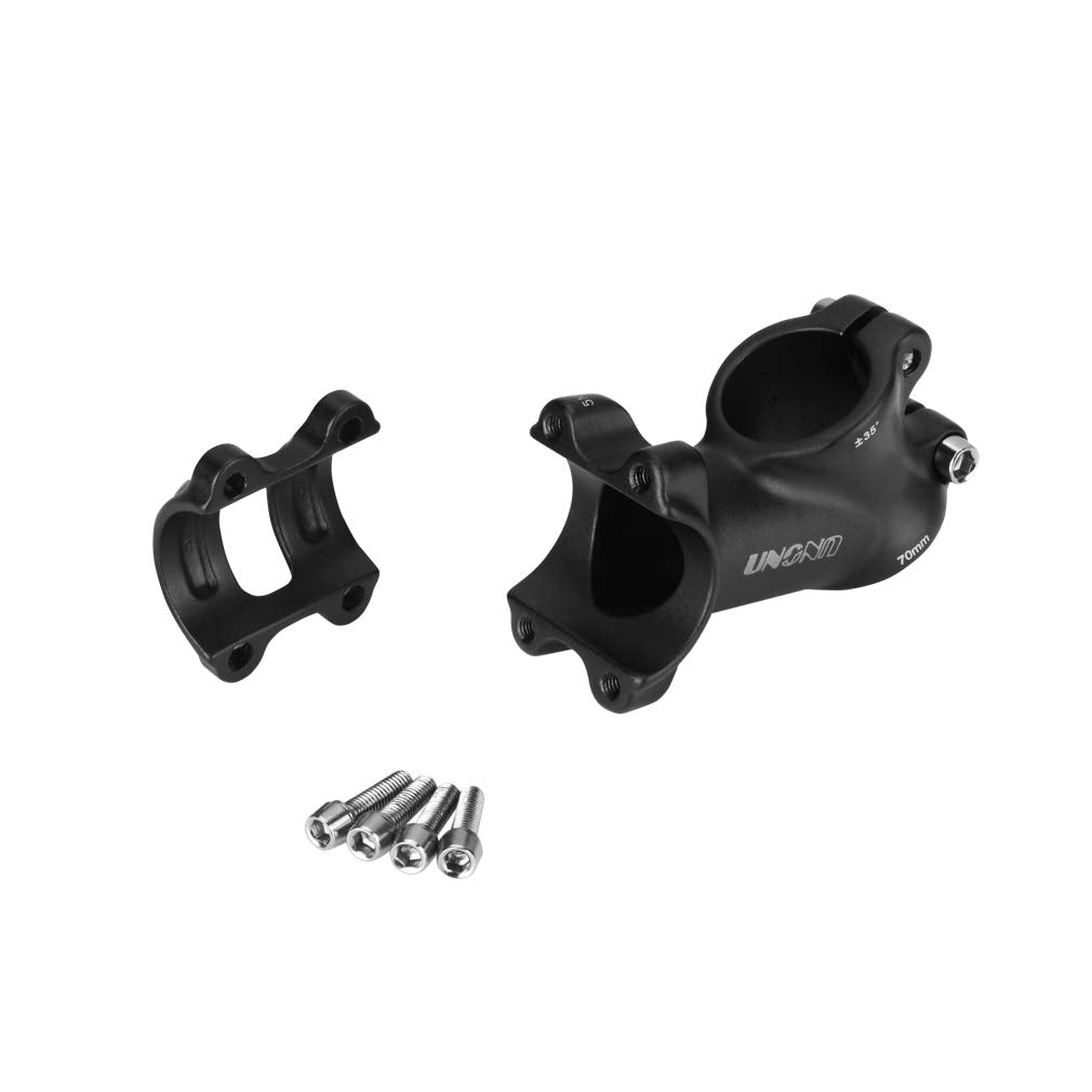 Bike Stem 31.8Mm 35 Degree 70Mm Fomtor Bicycle Handlebar Stem Riser Suitable For Bmx Mtb Road Bike Mountain Bike (31.8 X 70Mm)