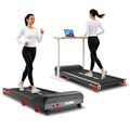 PowerMax Fitness WalkPad2 Under Desk Walking Pad Treadmill for Home Use | 3.0 HP Motor | Compact Design with Manual Incline | S