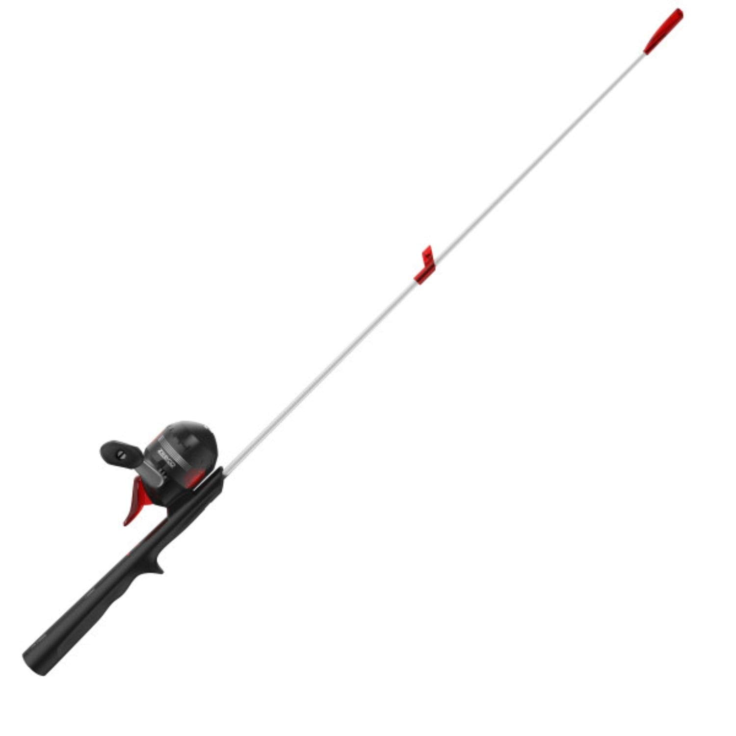Zebco Star Wars Kylo Ren Kids Spincast Reel And Light-Up Fishing Rod Combo, 29-Inch Lighted Rod, Quickset Anti-Reverse Fishing R