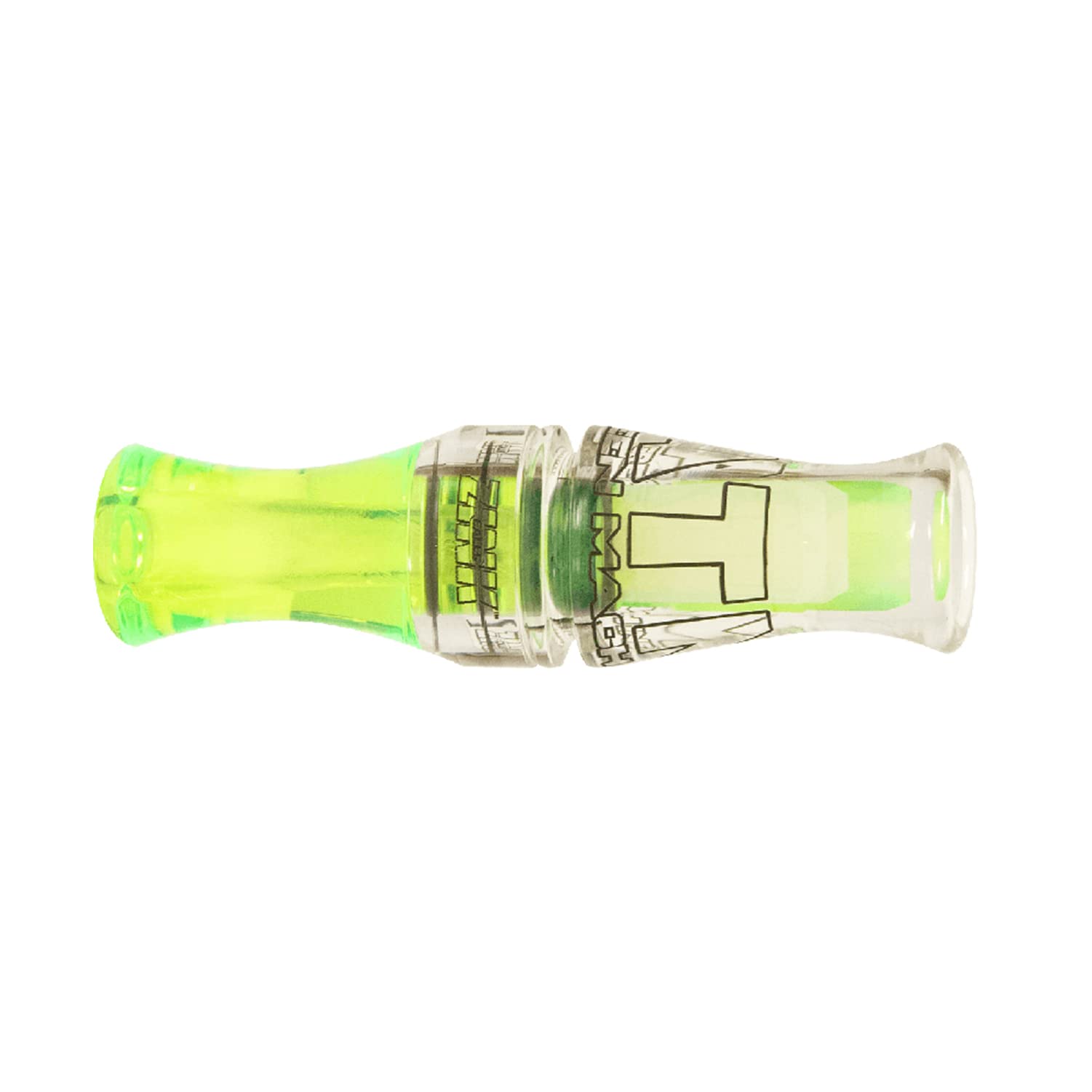 Zink Atm Green Machine Polycarbonate Double Reed Durable Hunting Waterfowl Duck Game Call - Huge Range Of Tones With Great Botto