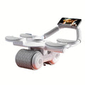 BLURISM Belly Slimming Fitness Equipment, Elbows Support Abdominal Exercise Wheel, Abdominal Muscles Trainer, Suitable For Core
