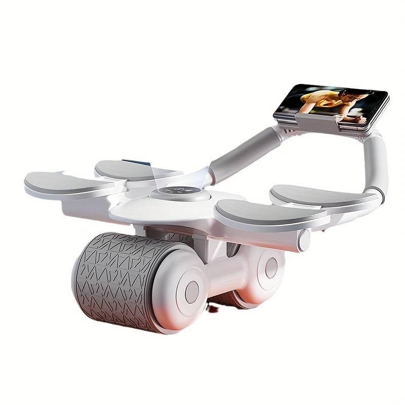 BLURISM Belly Slimming Fitness Equipment, Elbows Support Abdominal Exercise Wheel, Abdominal Muscles Trainer, Suitable For Core
