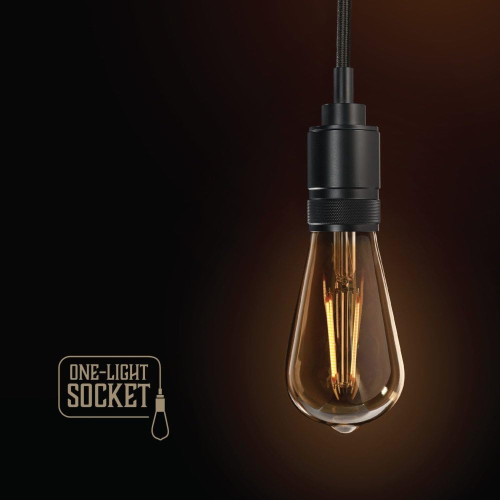 Pendant Adj Blk 55'' 60W (Pack Of 1)