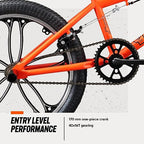 Mongoose Legion Mag Kids Freestyle Sidewalk BMX Bike, Beginner Riders, Girls and Boys, 20-Inch Stylish Aluminum Mag Wheels With