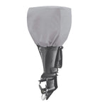Fcouiid Canvas Outboard Motor Cover, 600D Heavy Duty Waterproof Trailerable Boat Engine Cover, Universal For Mercury, Yamaha, Su