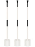 Pelopy Set of 3 Golf Flagsticks Golf Putting Green Flagstick Flag Stick for Yard Portable Fiberglass 2-Section for Chipping Gree