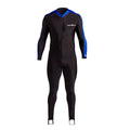 NeoSport Unisex Full Body Sport Skin-Black/Blue-Large