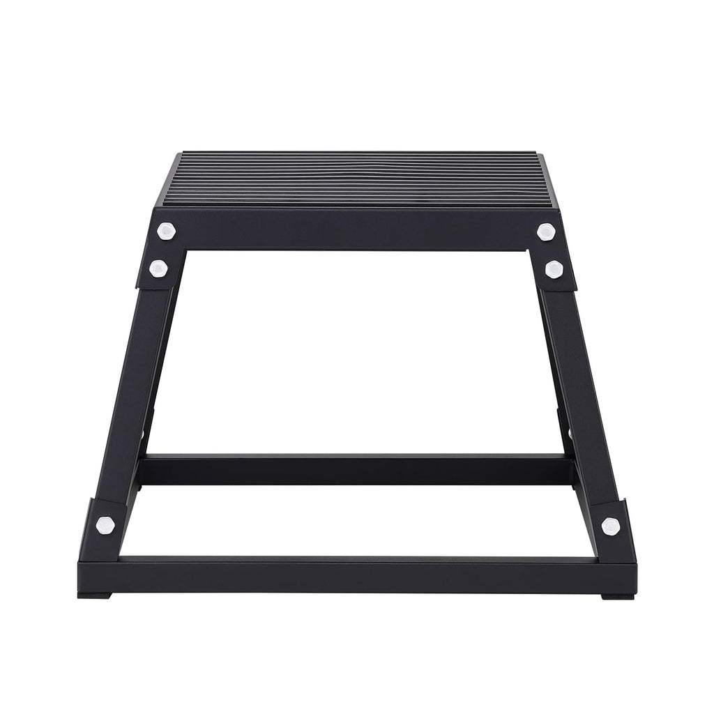 Vevor Plyometric Jump Box, 12 Inch Plyo Box, Steel Plyometric Platform And Jumping Agility Box, Anti-Slip Fitness Exercise Step