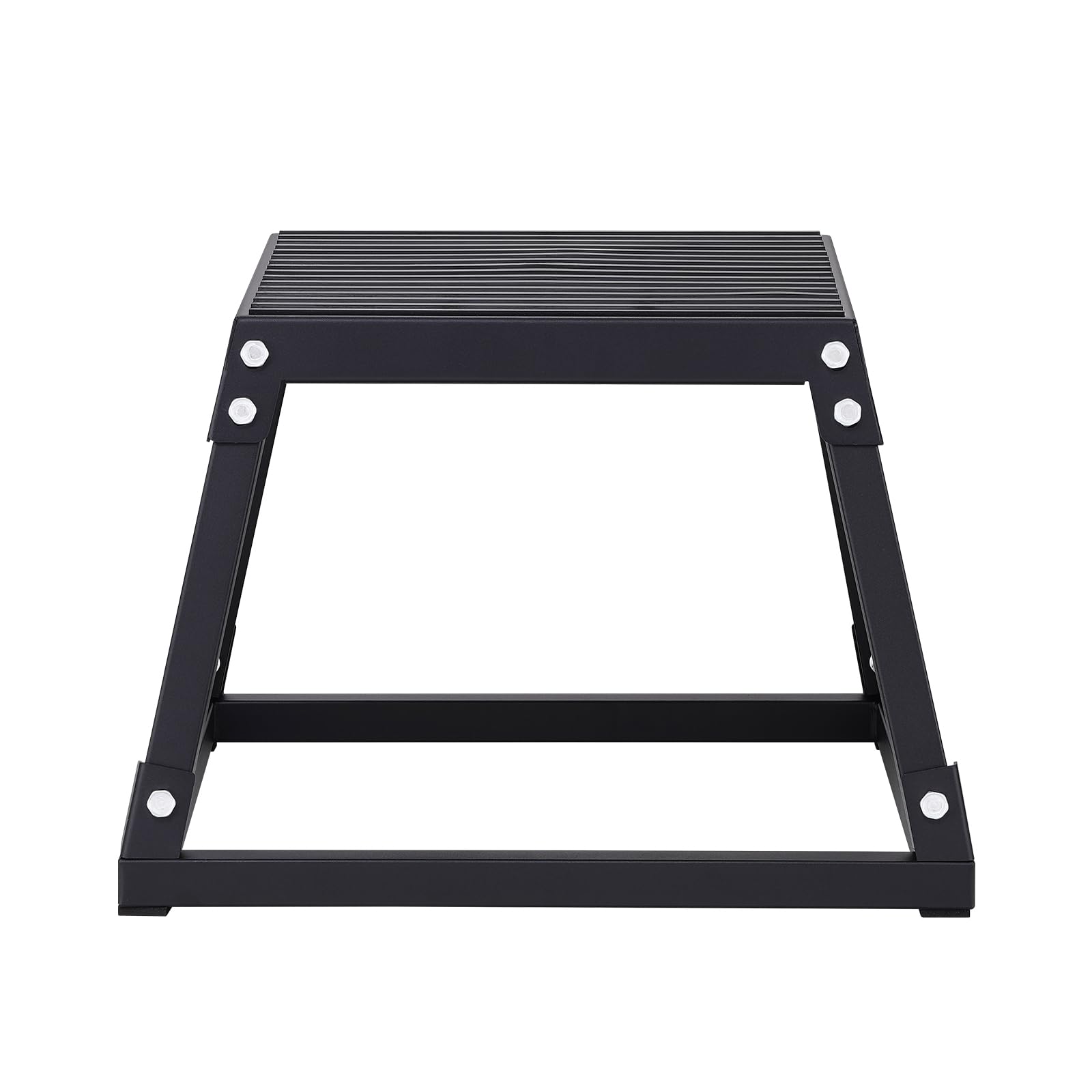 Vevor Plyometric Jump Box, 12 Inch Plyo Box, Steel Plyometric Platform And Jumping Agility Box, Anti-Slip Fitness Exercise Step