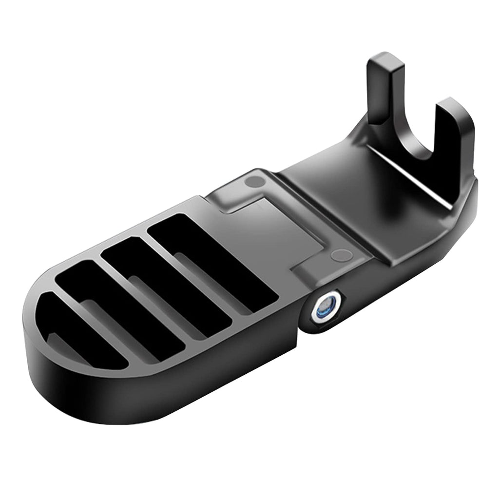 Tobwolf 1 Pair 14Mm U Slot Bicycle Rear Pedals, Aluminum Alloy Foldable Non-Slip Rear Seat Footrest Pedals For Mountain Bike Roa
