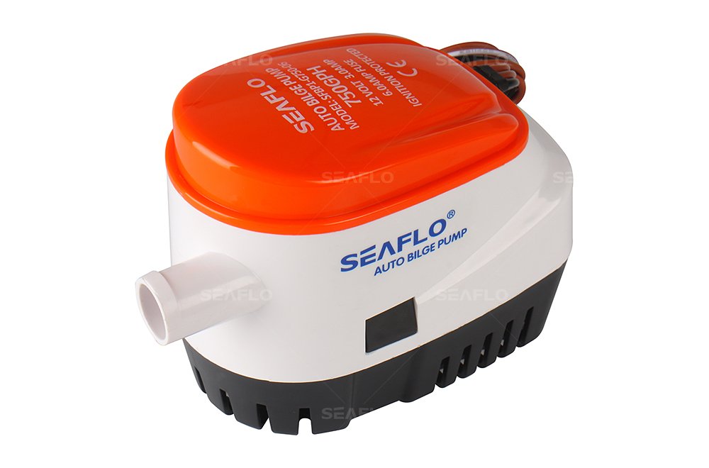 Seaflo 06 Series 750Gph Automatic Submersible Bilge Pump With Built-In Float Switch 12V - 4 Year Warranty