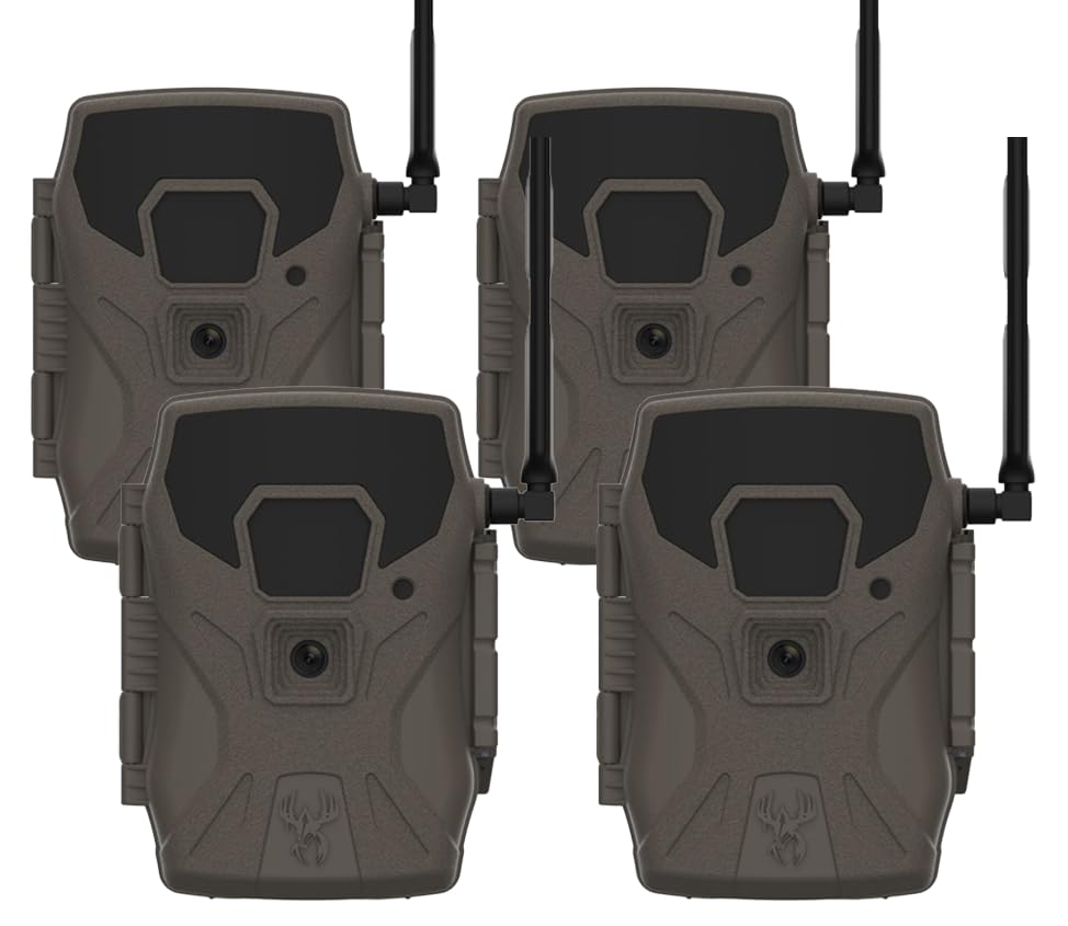Wildgame Innovations WGI Insite-V 4-Pack Cellular Trail Camera 32 MP, 80ft Detection