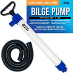 Manual Bilge Pump For Boats Kayak Canoe Hand Water Pump  Siphon Pump Bailer Kayaking Boat With Hose Portable Held 20 Gallons Per