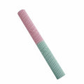 Clovrix AntiSlip Silicone Twist Bar Handheld Ribbed Massage For Full Workout, PinkGreen | Resistance Trainers Fitness Equipme