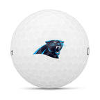 Wilson Staff 2023 Duo Soft Nfl Golf Balls - 12 Balls, White, Carolina Panthers