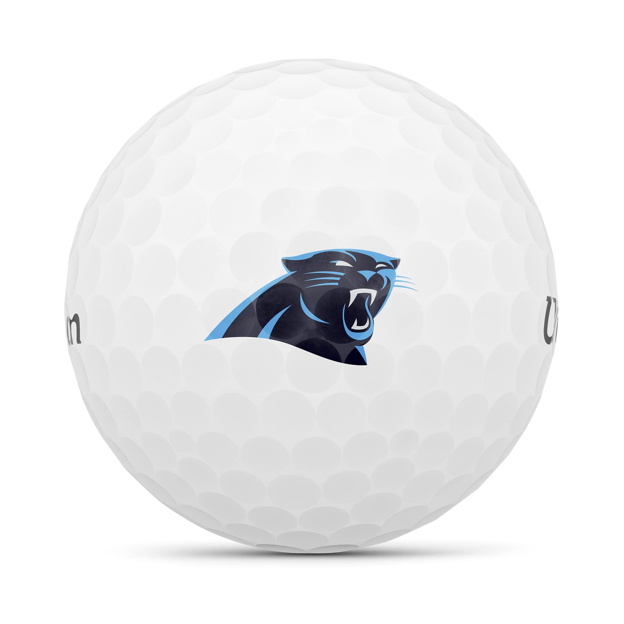 Wilson Staff 2023 Duo Soft Nfl Golf Balls - 12 Balls, White, Carolina Panthers