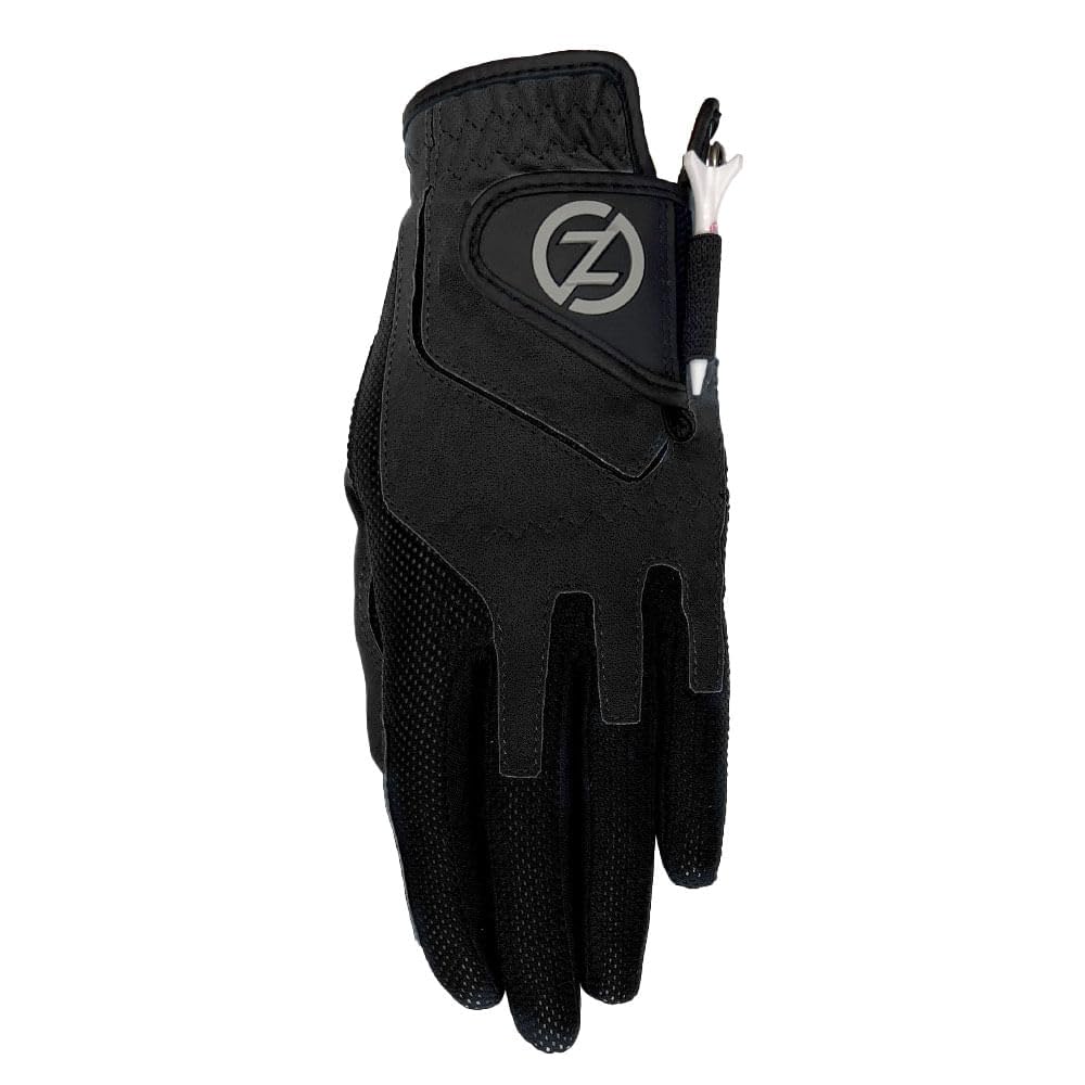 Zero Friction Juniors Compression Golf Glove - Osfm Black Lh Glove (Rh Golfer)