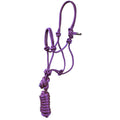 Mustang Pony/Mini Mountain Rope Halter/Lead Purple,Black,One Size