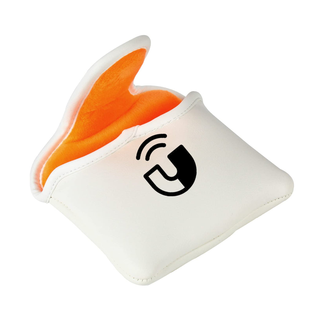 Andux Golf Putter Head Covers Pu Mallet Putter Cover White Sushi Mt/Tg19