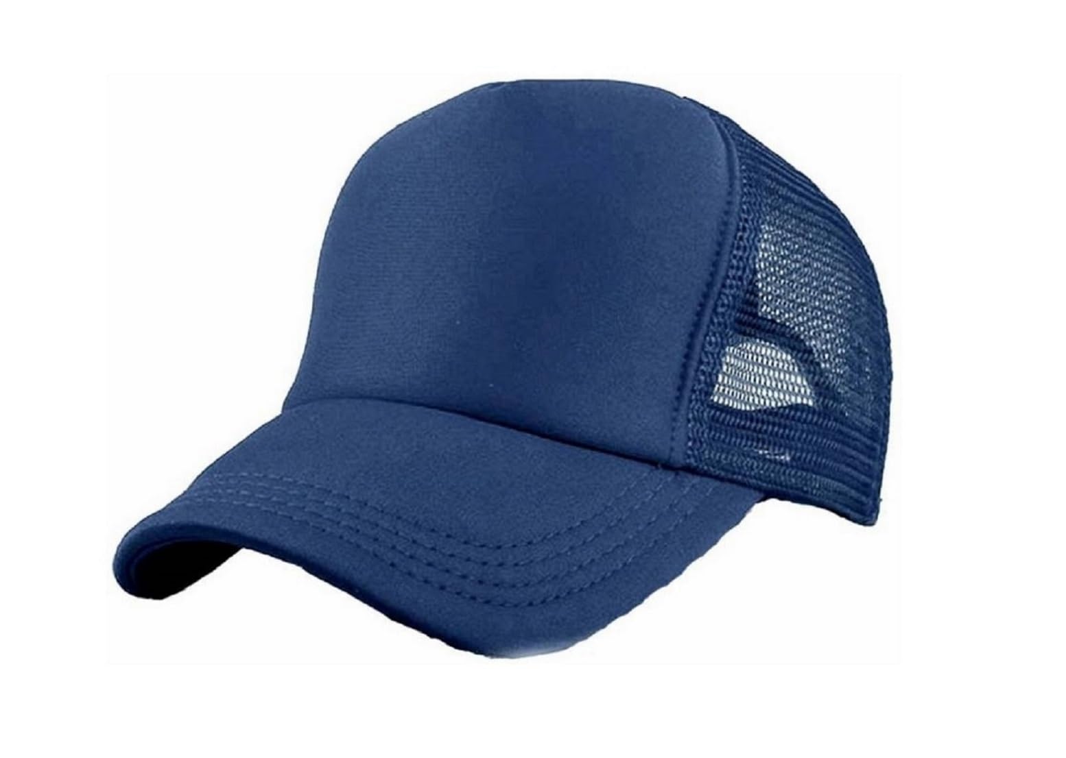 Fashmade Solid Navy Halfnet Cap For Men/Boys & Women/Girls