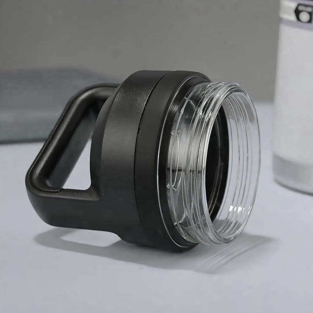 2PCS Replacement for YETI Rambler Bottle Chug Cap Lid, Screw Top Lid Replacement Fits for 18/26/ 36/64 oz Yeti Rambler, Chug Cap