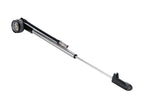 Topeak Pocket Shock Dxg Xl Bike Mini Pump, Long Version For Home/Shop Use With Dial Gauge 360 Psi/24.8 Bar,Silver/Black