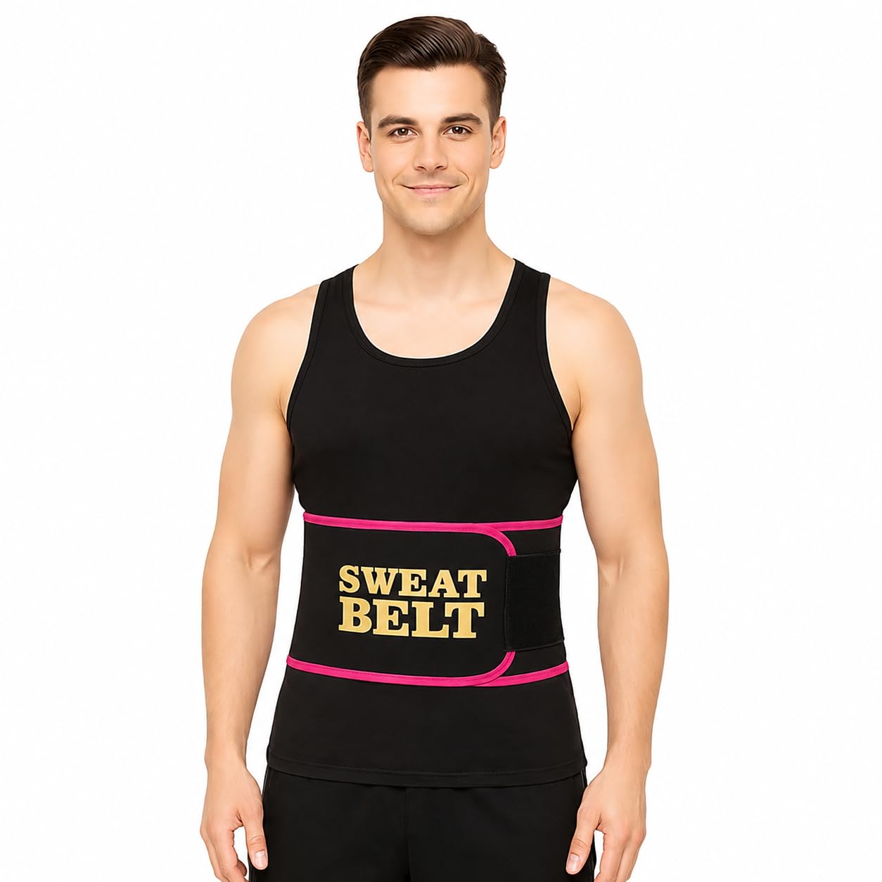Synor Adjustable Waist Sweating Belt For Women  Workout Trimmer For Core Support & Exercise  (Size L)
