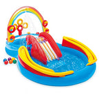Intex Rainbow Ring Inflatable Play Center, 117'' X 76'' X 53'', For Ages 2+