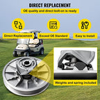 Vevor Golf Cart High Torque Driven Clutch For Club Car Ds & Precedent 1997 To Up Club Car 4-Cycle Gas Golf Cart Model, Silver