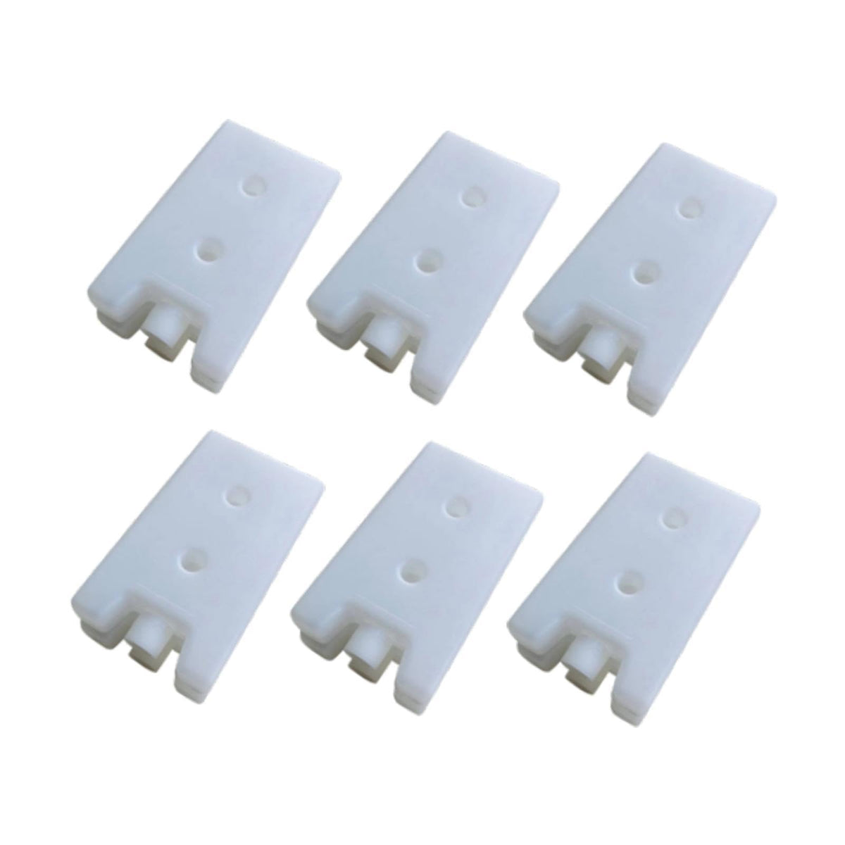 BNF6 Pieces Ice Cooler Blocks Portable Ice Brick Packs for Family Picnic Hiking White|Sporting Goods | Outdoor Sports | Camping 
