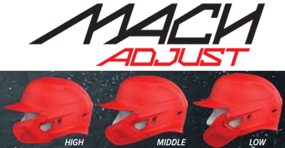 Rawlings | Mach Adjust Extension Piece | Adjustable Face Guard | Matte Vegas Gold | Right-Handed Batter