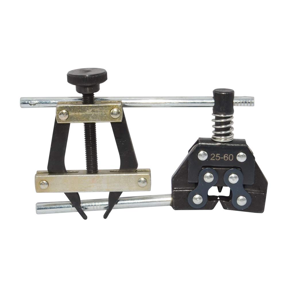 Azssmuk Aobbmok Roller Chain Tools Kit #25-60 Holder Puller&Breaker Cutter For Bicycle,Motorcycle Chains (Carbon Steel)
