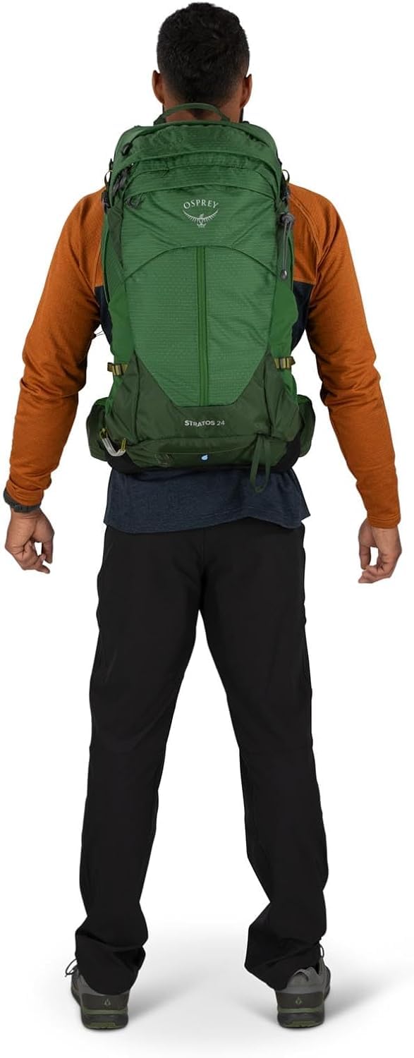 Osprey Stratos 24L Mens Hiking Backpack, Cetacean Blue, One Size