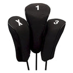 Jp Lann Hi-Tech Contour Head Covers (White, Set Of 3, 1-3-X)