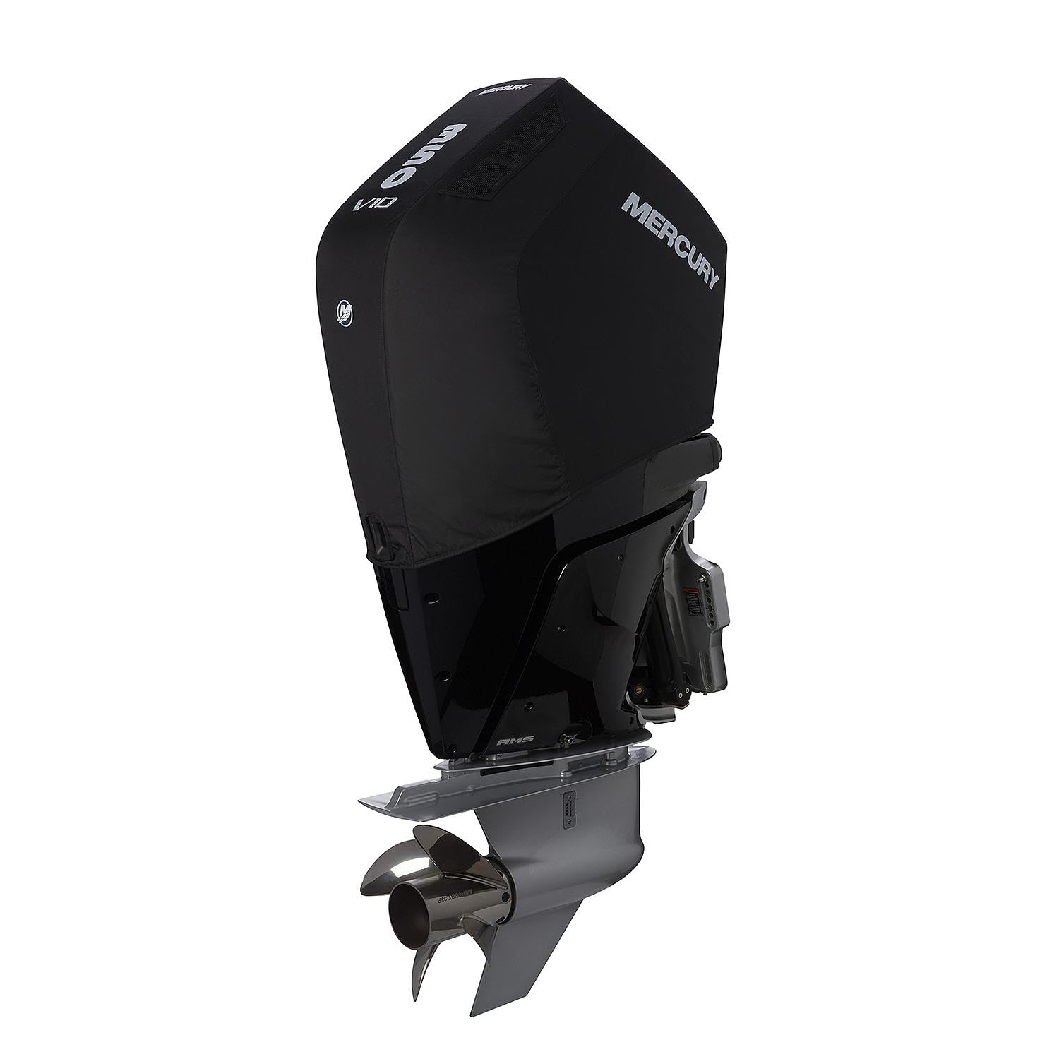Mercury 8M0228524 5.7L V10 350Hp Verado Outboard Vented Splash Cover, Black