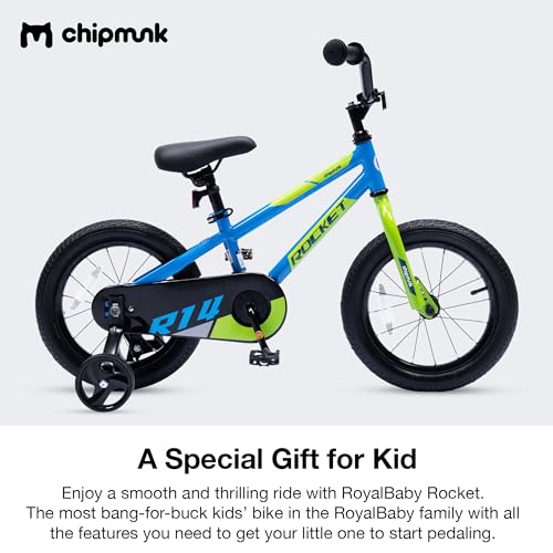 Chipmunk Kids Bike Toddlers 12 14 16 18 Inch Wheel Bicycle Beginners Boys Girls Ages 3-11 Years, Multiple Color Options