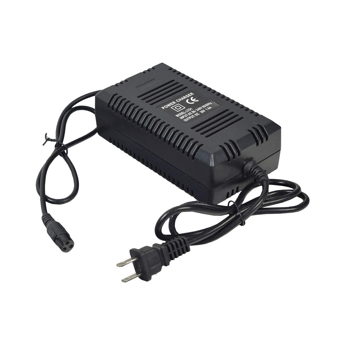 Alveytech 36 Volt 1.6 Amp 3-Prong Battery Charger