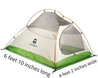 Wandelen Appalachian 2 Person 3 Season Ultralight Waterproof Windproof Tent With Footprint Easy Setup Double Layer Outdoor Tent
