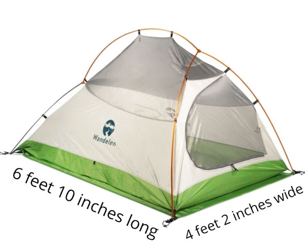 Wandelen Appalachian 2 Person 3 Season Ultralight Waterproof Windproof Tent With Footprint Easy Setup Double Layer Outdoor Tent