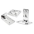 MARINE CITY Removable Table Bracket - Stainless Steel, Rust-Resistant, Easy-Mount Design for Boats, RVs, Caravans - Ideal for Ta