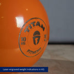 Titan Fitness 10 Kg Competition Kettlebell, Single Piece Casting, Kg Markings, Full Body Workout